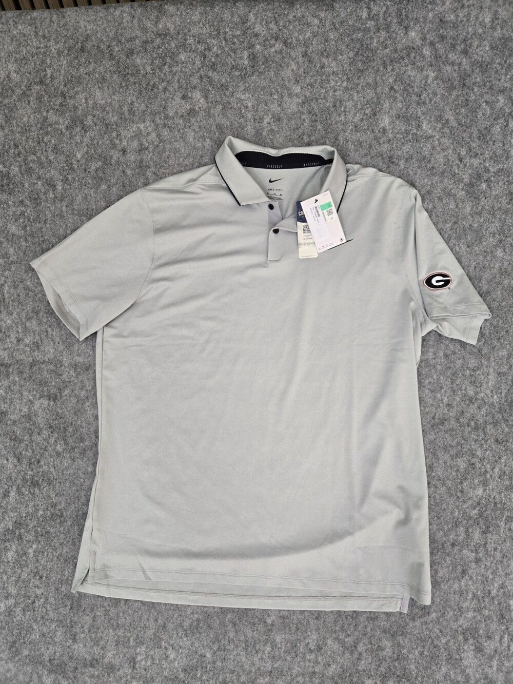 Nike Men's Dri-FIT Vapor Golf UGA Georgia Bulldogs Polo Shirt Size XL DH0608